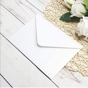 PEARL WHITE ENVELOPES